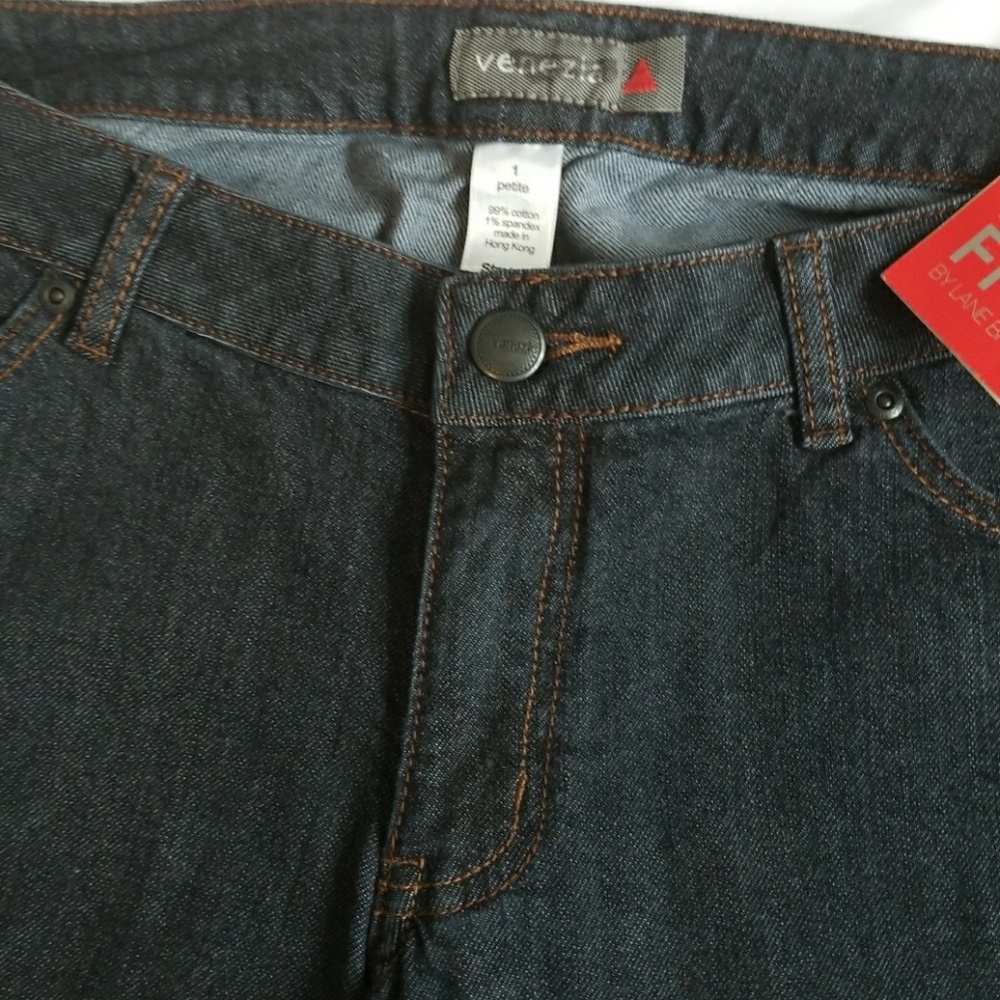 Venezia Women's Jeans Right Fit stretch sz 1 Petit - Picture 3 of 8